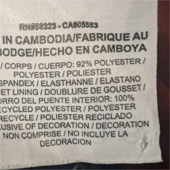 Nike Dri Fit Womens Pink Printed Relay Capri Leggings Size Small New Without Tag - Picture 10 of 10